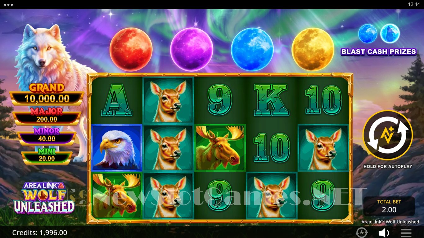 Area Link Wolf Unleashed Slot Demo Image