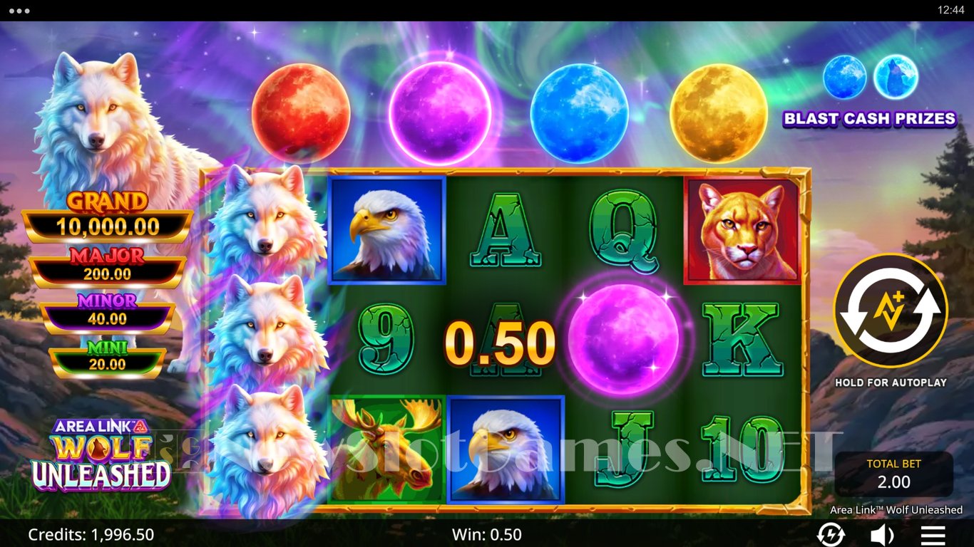 Area Link Wolf Unleashed Slot Slot Image in Demo - pic. 2