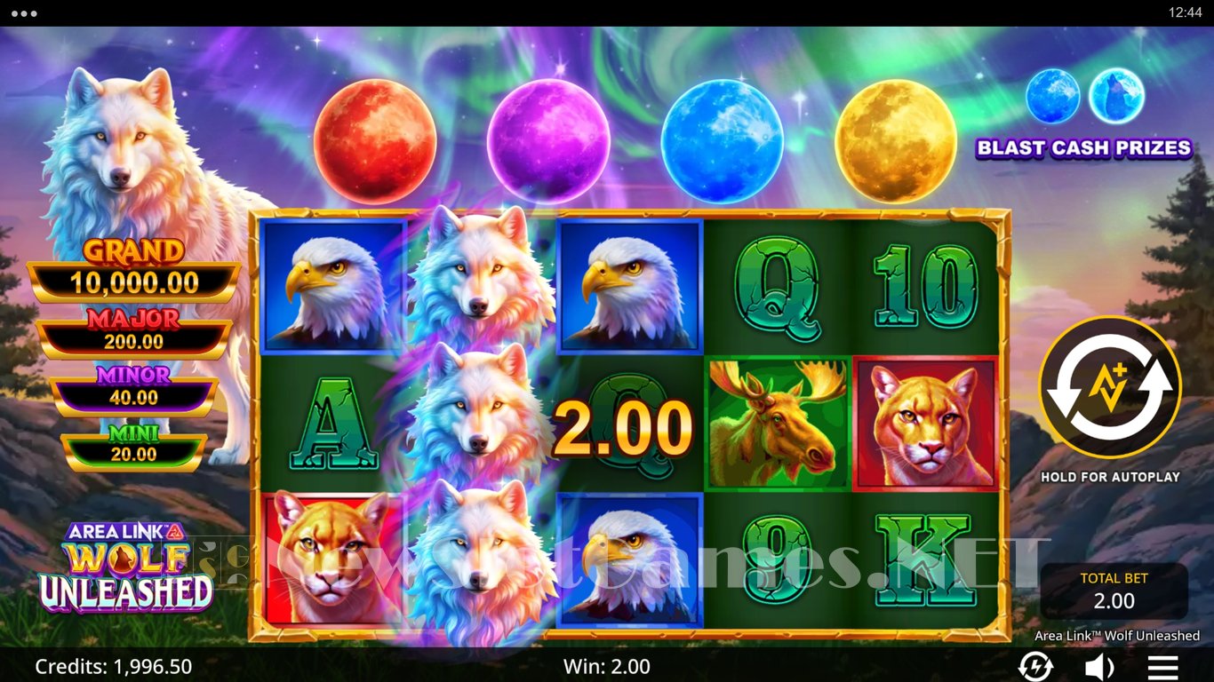 Area Link Wolf Unleashed Slot Slot Image in Demo - pic. 3