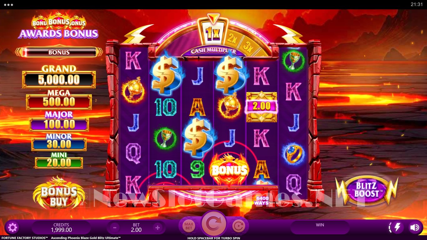 Ascending Phoenix Blaze Gold Blitz Ultimate Slot Slot Image in Demo - pic. 2