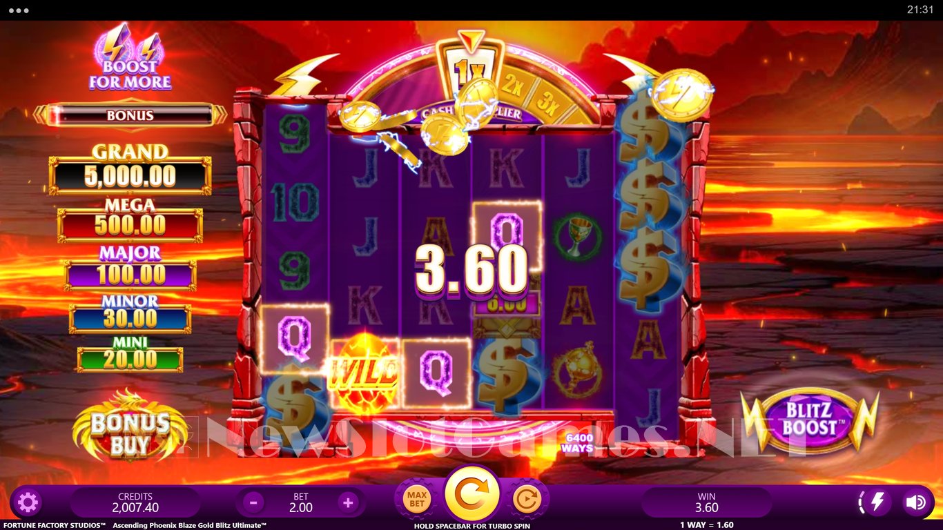 Ascending Phoenix Blaze Gold Blitz Ultimate Slot Slot Image in Demo - pic. 3