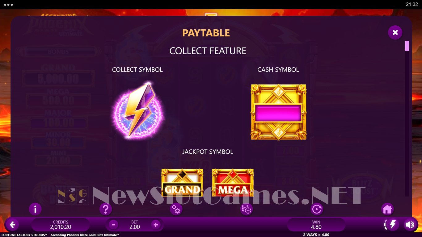 Ascending Phoenix Blaze Gold Blitz Ultimate Slot Slot Image in Demo - pic. 5