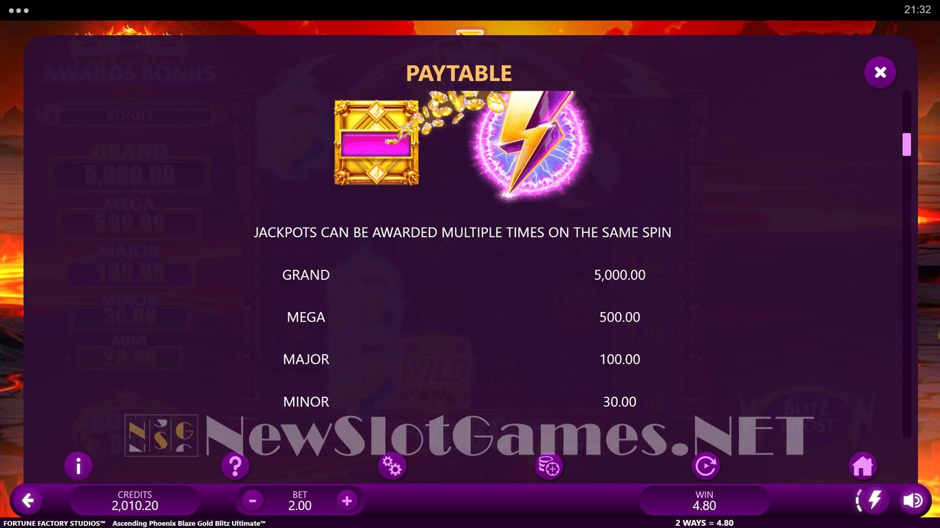 Ascending Phoenix Blaze Gold Blitz Ultimate Slot Slot Image in Demo - pic. 6