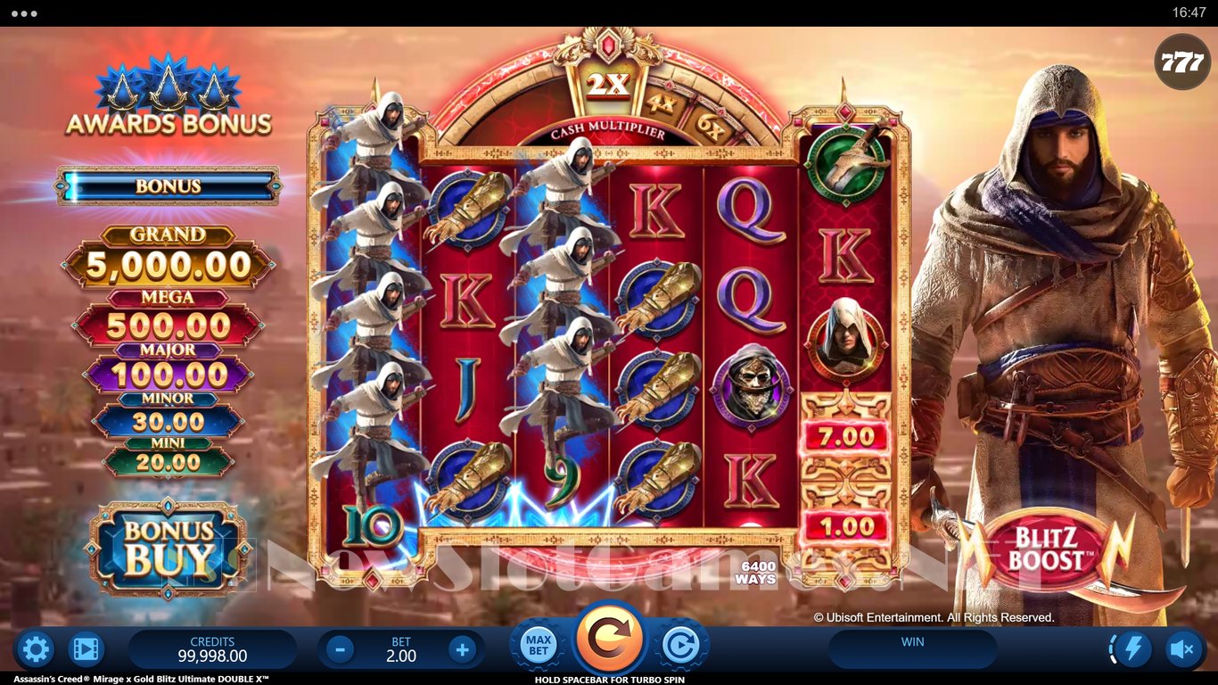 Assassins Creed Mirage x Gold Blitz Ultimate Double X Slot Slot Image in Demo - pic. 2