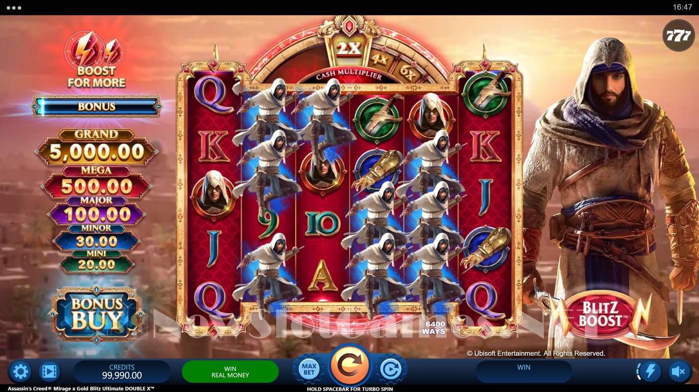 Assassins Creed Mirage x Gold Blitz Ultimate Double X Slot Slot Image in Demo - pic. 3