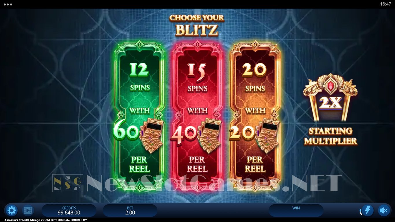 Assassins Creed Mirage x Gold Blitz Ultimate Double X Slot Slot Image in Demo - pic. 5