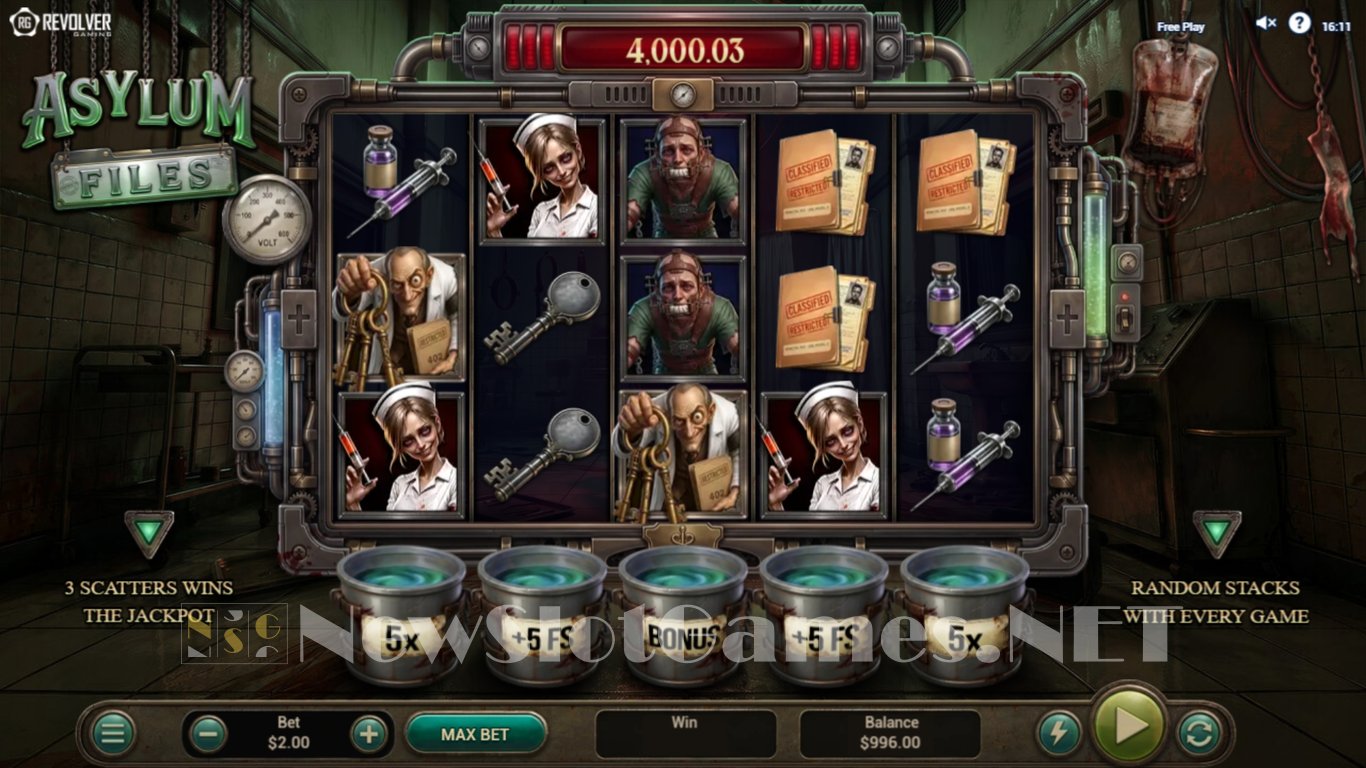 Asylum Files Slot Slot Image in Demo - pic. 2