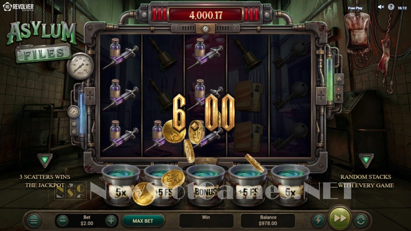 Asylum Files Slot Slot Image in Demo - pic. 4