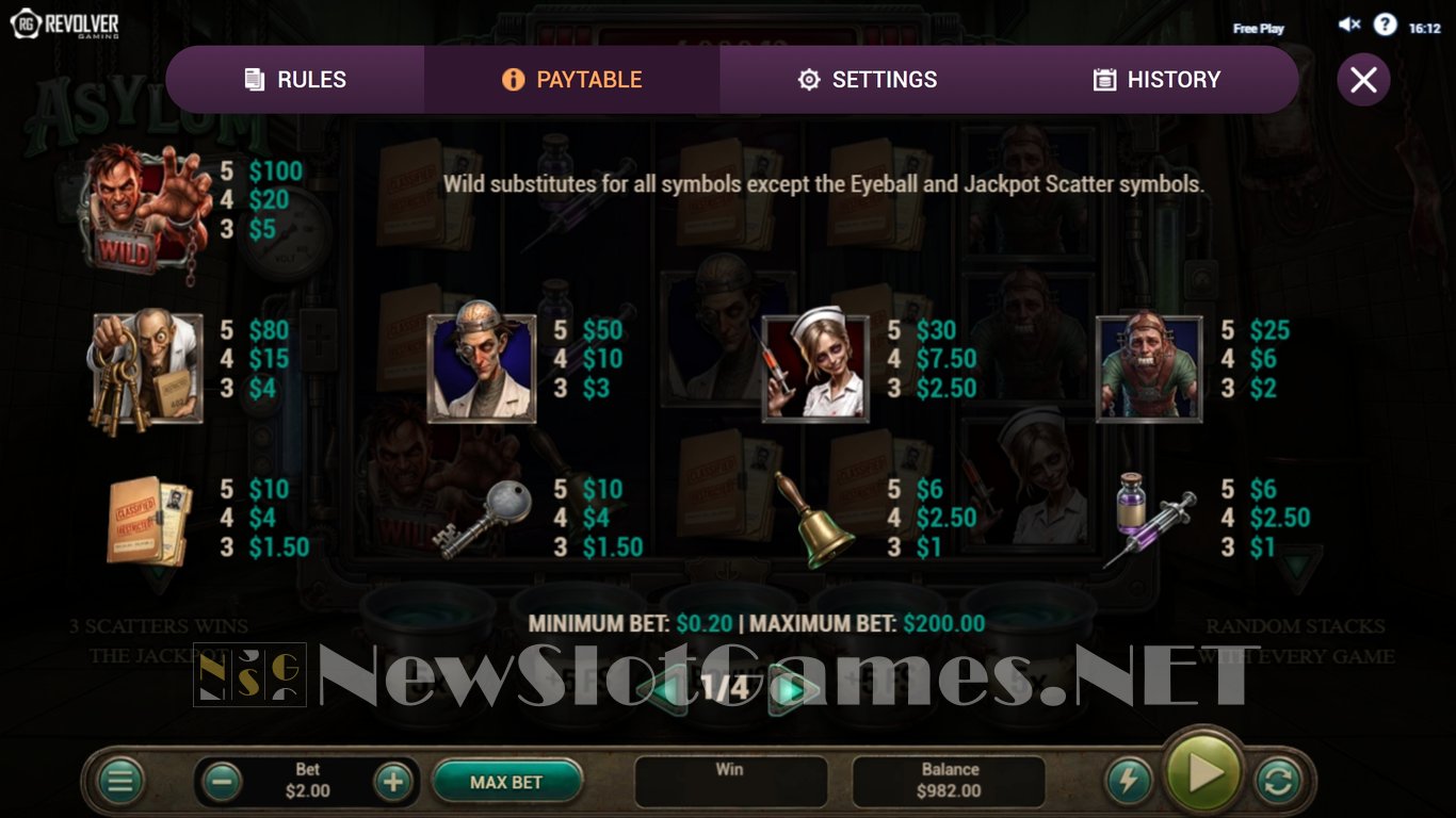 Asylum Files Slot Slot Image in Demo - pic. 5