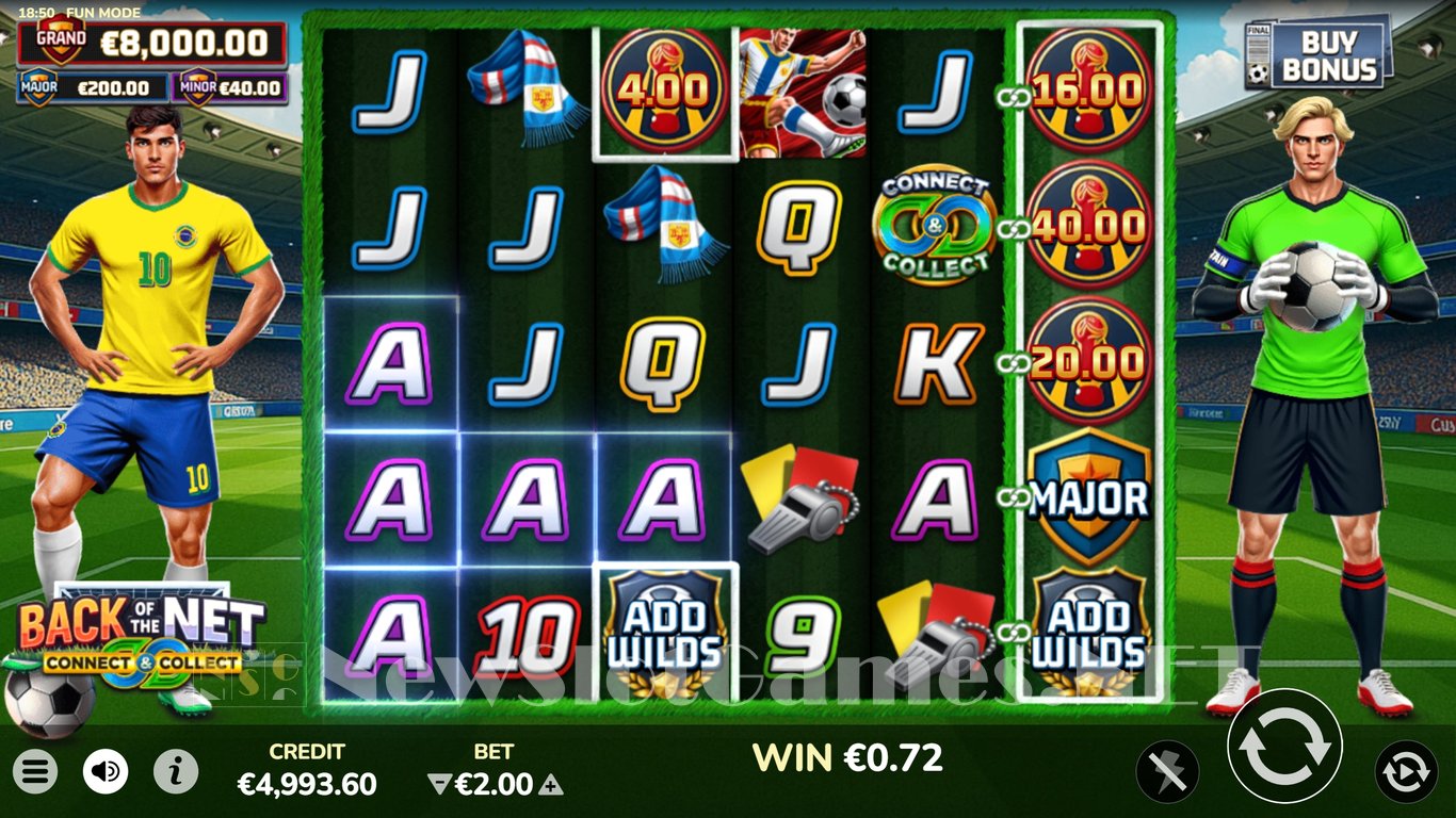 Back of the Net Connect & Collect Slot Slot Image in Demo - pic. 3