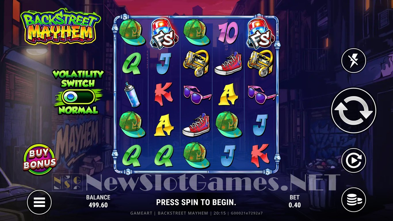 Backstreet Mayhem Slot Demo Image