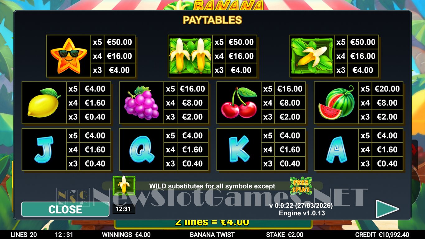 Banana Twist Slot Slot Image in Demo - pic. 5