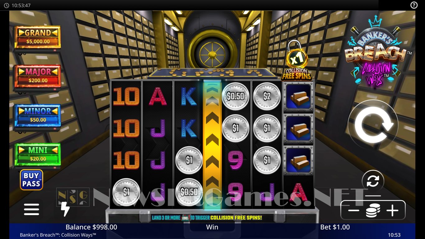 Bankers Breach Collision Ways Slot Slot Image in Demo - pic. 2