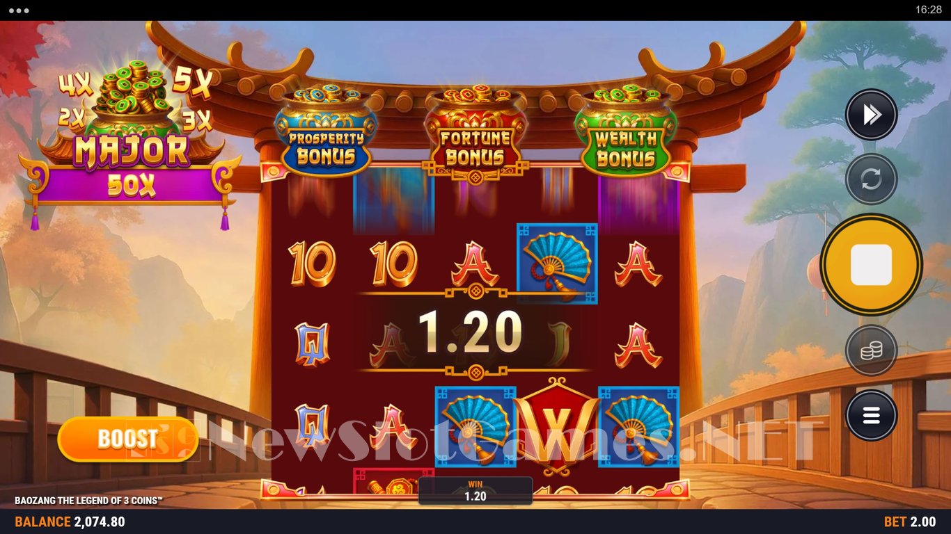 Baozang The Legend of 3 Coins Slot Slot Image in Demo - pic. 2