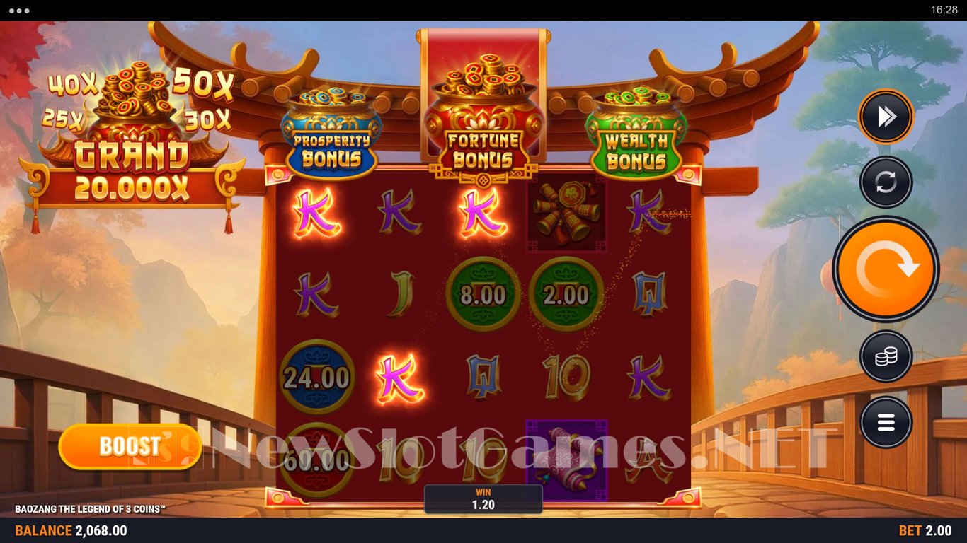 Baozang The Legend of 3 Coins Slot Slot Image in Demo - pic. 4