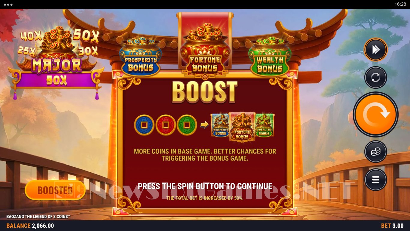 Baozang The Legend of 3 Coins Slot Slot Image in Demo - pic. 5