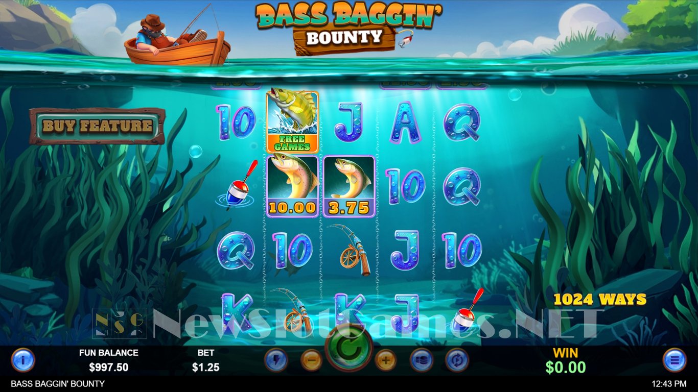 Bass Baggin Bounty Slot Demo Image
