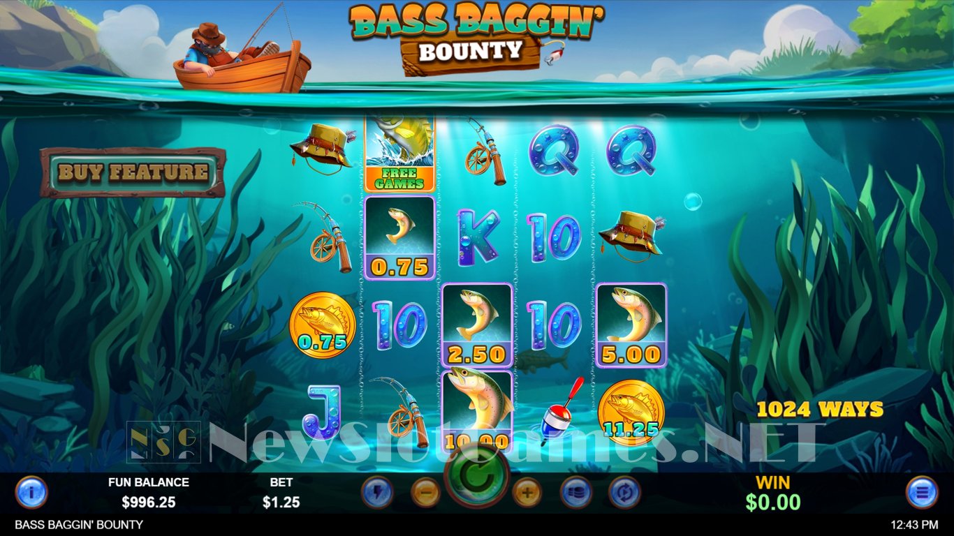 Bass Baggin Bounty Slot Slot Image in Demo - pic. 3