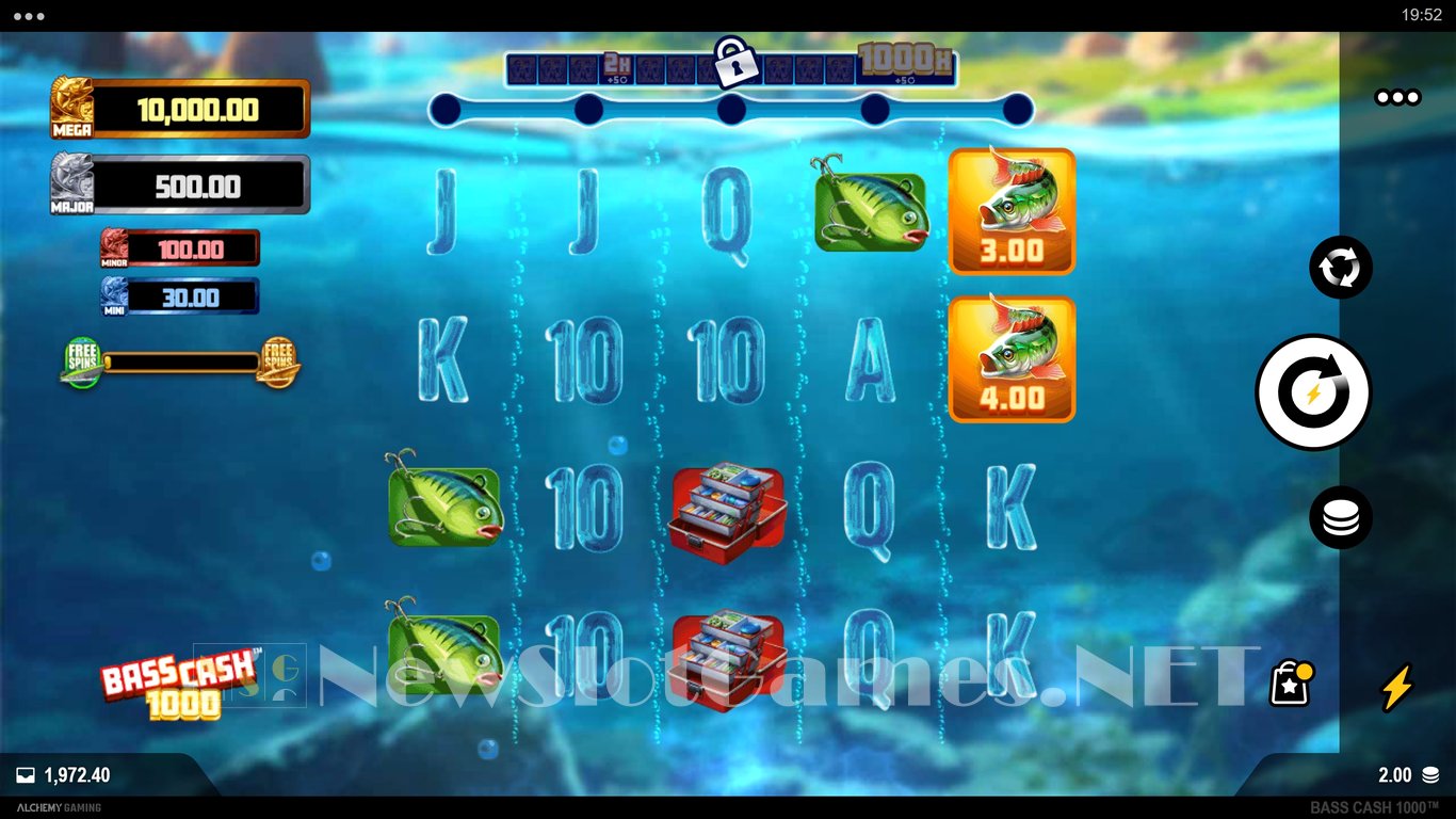 Bass Cash 1000 Slot Slot Image in Demo - pic. 3