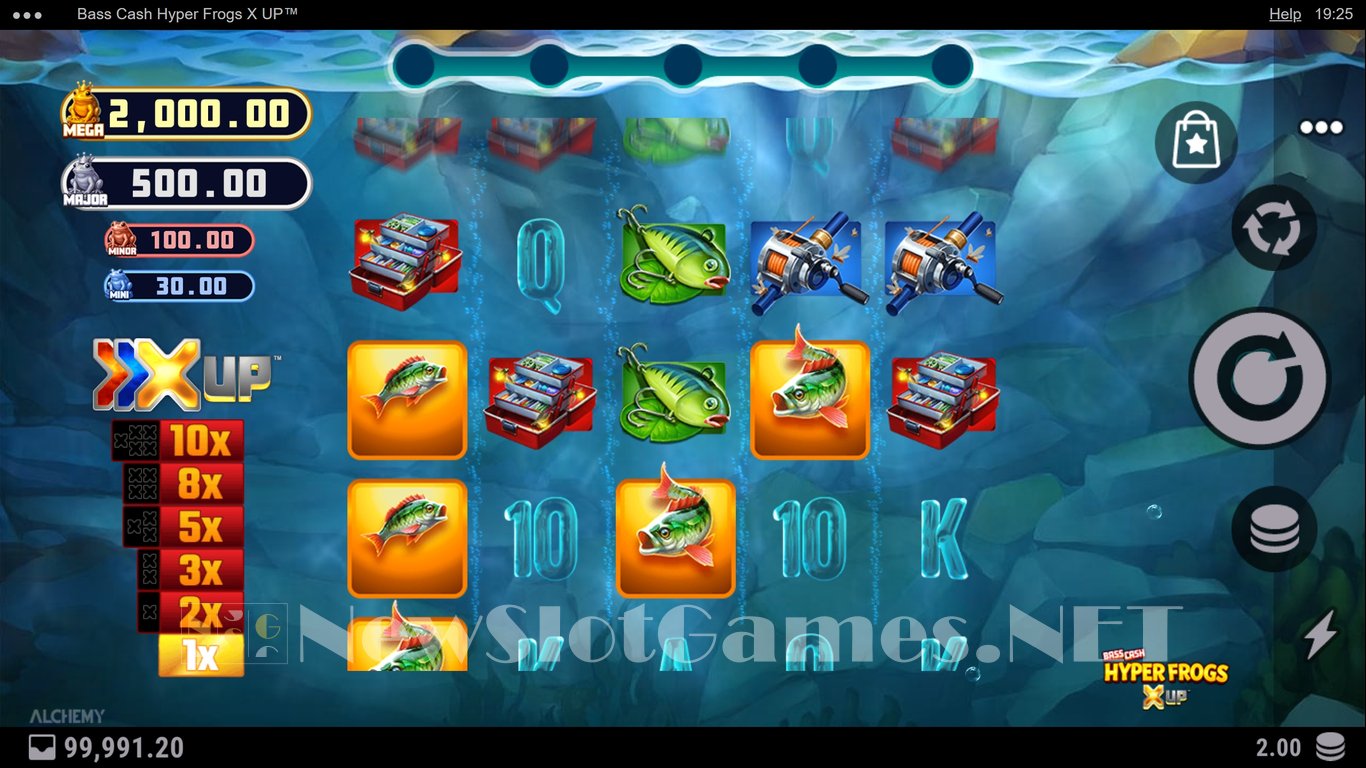 Bass Cash Hyper Frogs X UP Slot Slot Image in Demo - pic. 3