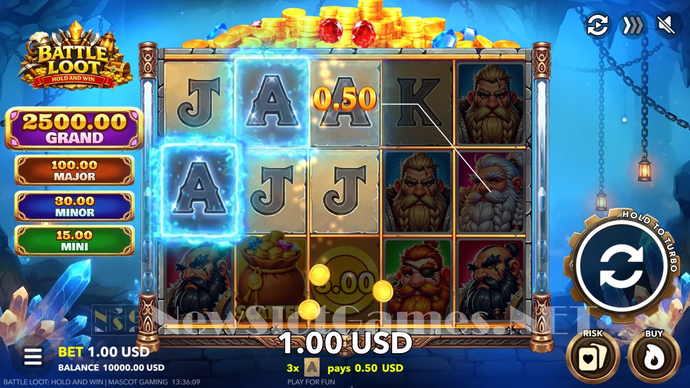 Battle Loot Hold and Win Slot Demo Image