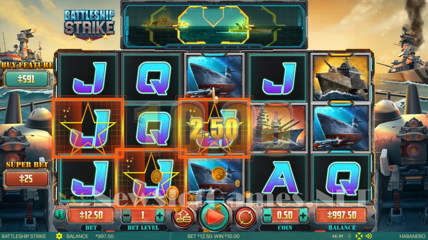 Battleship Strike Slot Demo Image