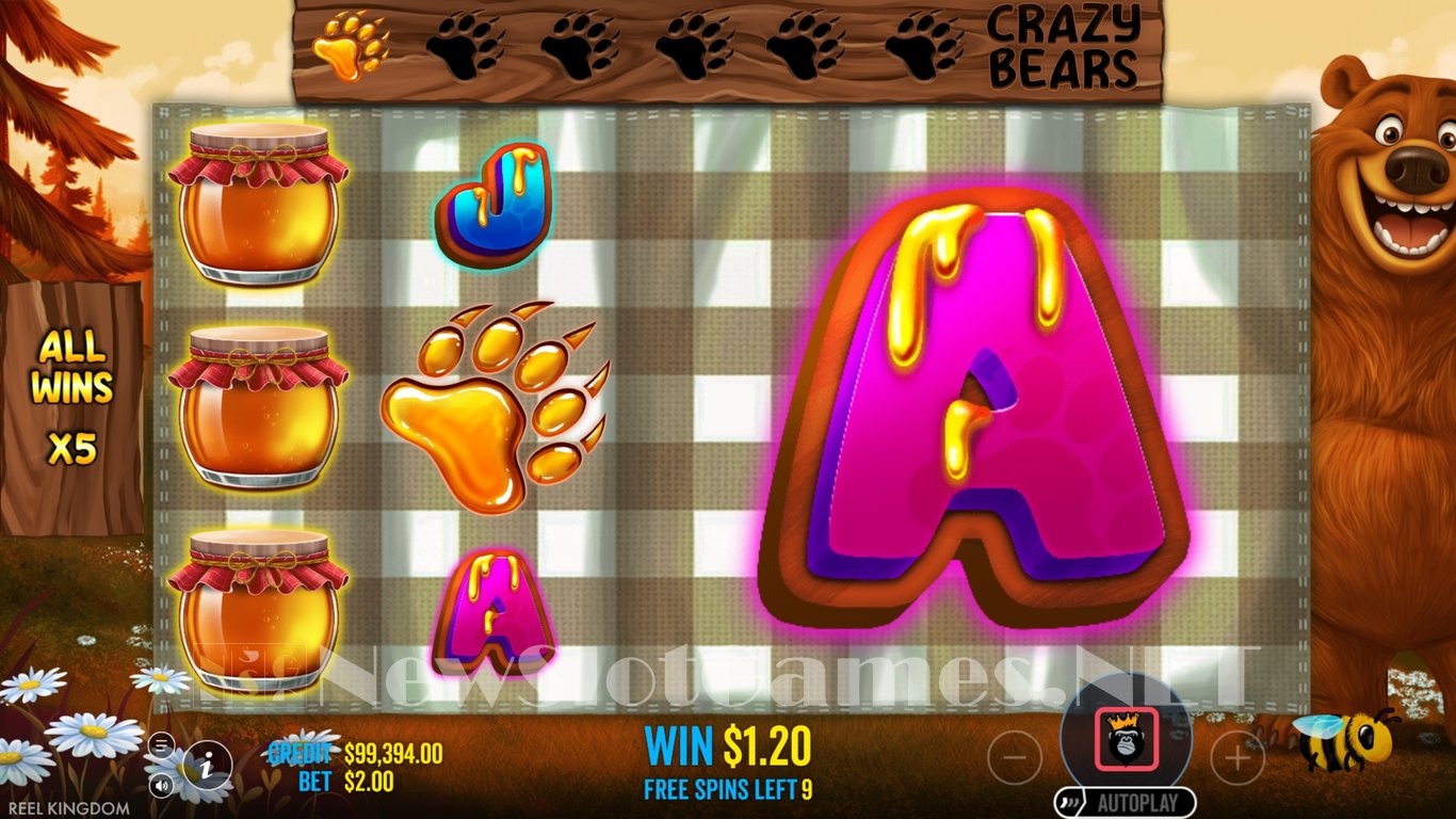 Bear Crazy Slot Slot Image in Demo - pic. 6