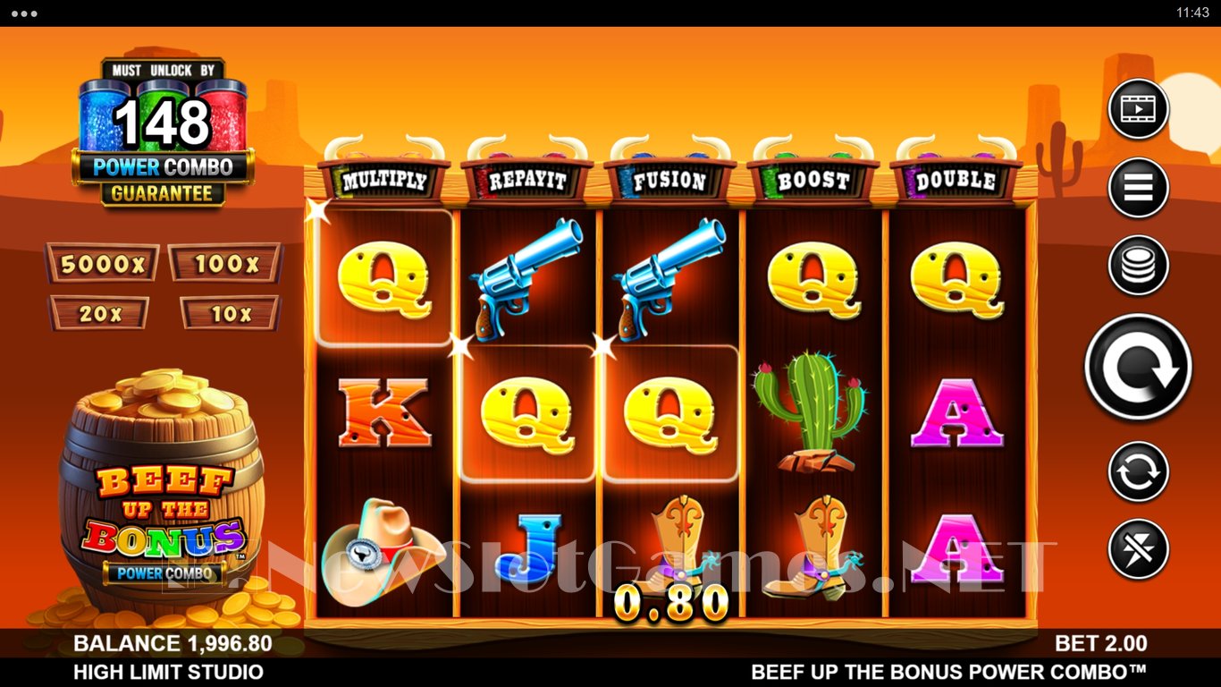 Beef Up the Bonus Power Combo Slot Slot Image in Demo - pic. 2