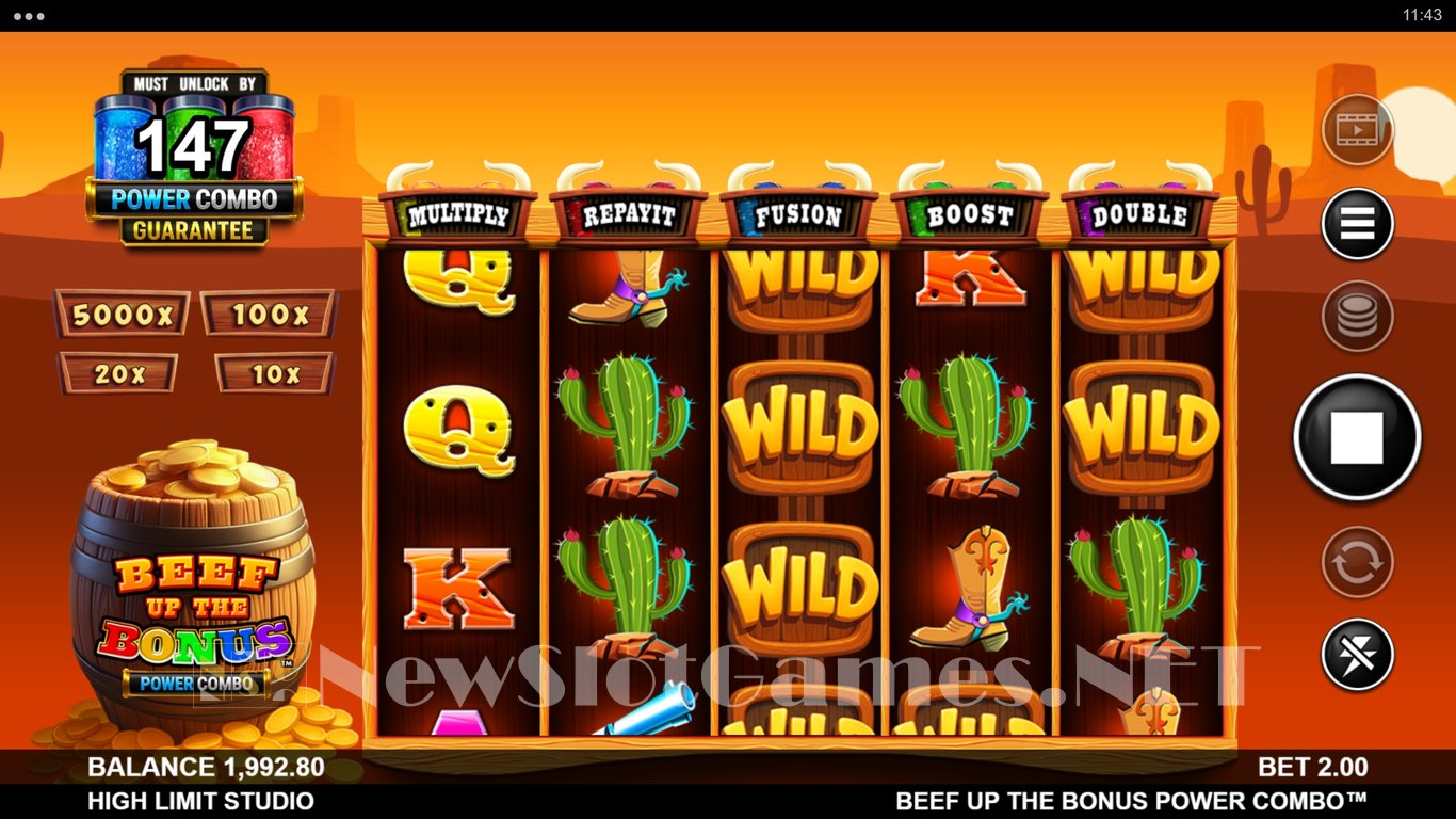 Beef Up the Bonus Power Combo Slot Slot Image in Demo - pic. 3