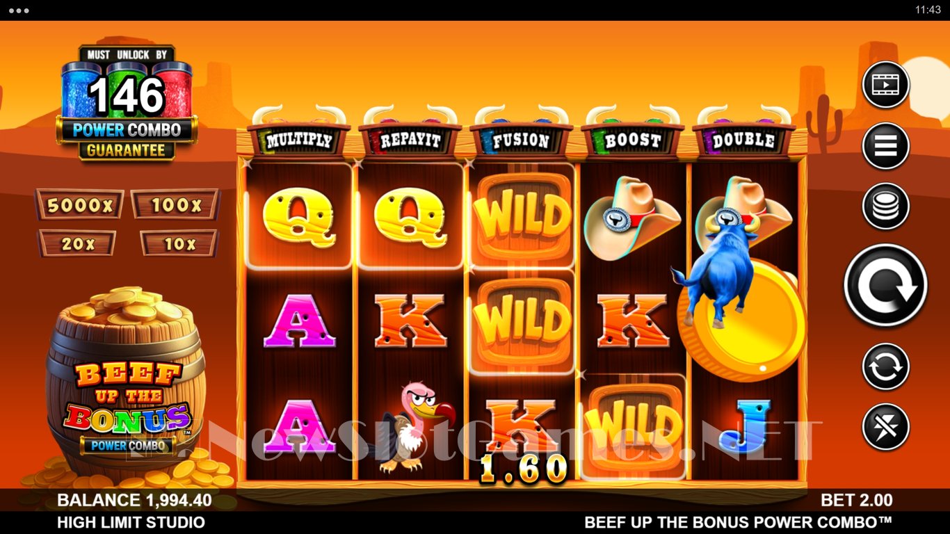 Beef Up the Bonus Power Combo Slot Slot Image in Demo - pic. 4