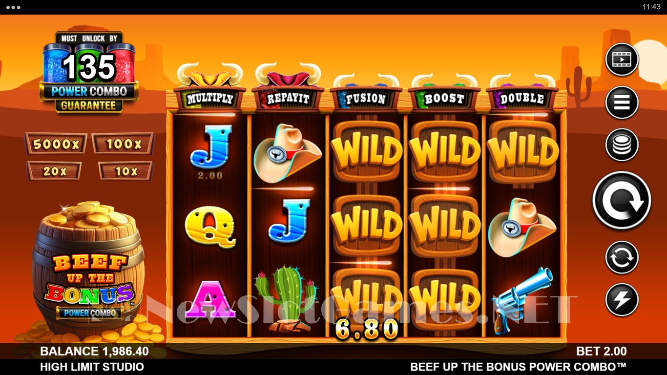 Beef Up the Bonus Power Combo Slot Slot Image in Demo - pic. 5