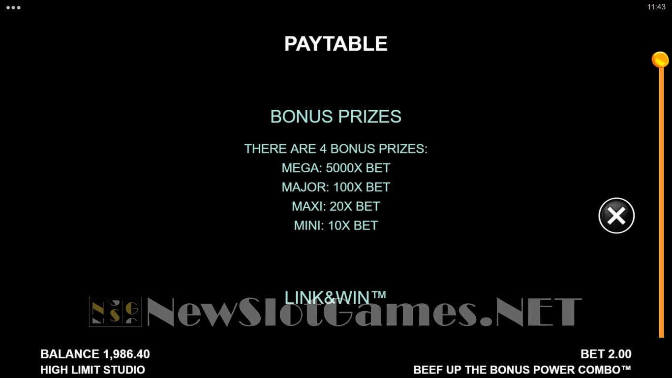 Beef Up the Bonus Power Combo Slot Slot Image in Demo - pic. 6