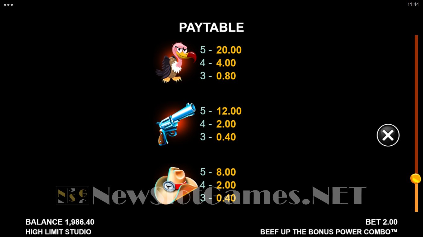 Beef Up the Bonus Power Combo Slot Slot Image in Demo - pic. 8
