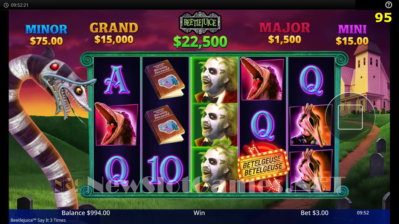 Beetlejuice Say It 3 Times Slot Slot Image in Demo - pic. 2