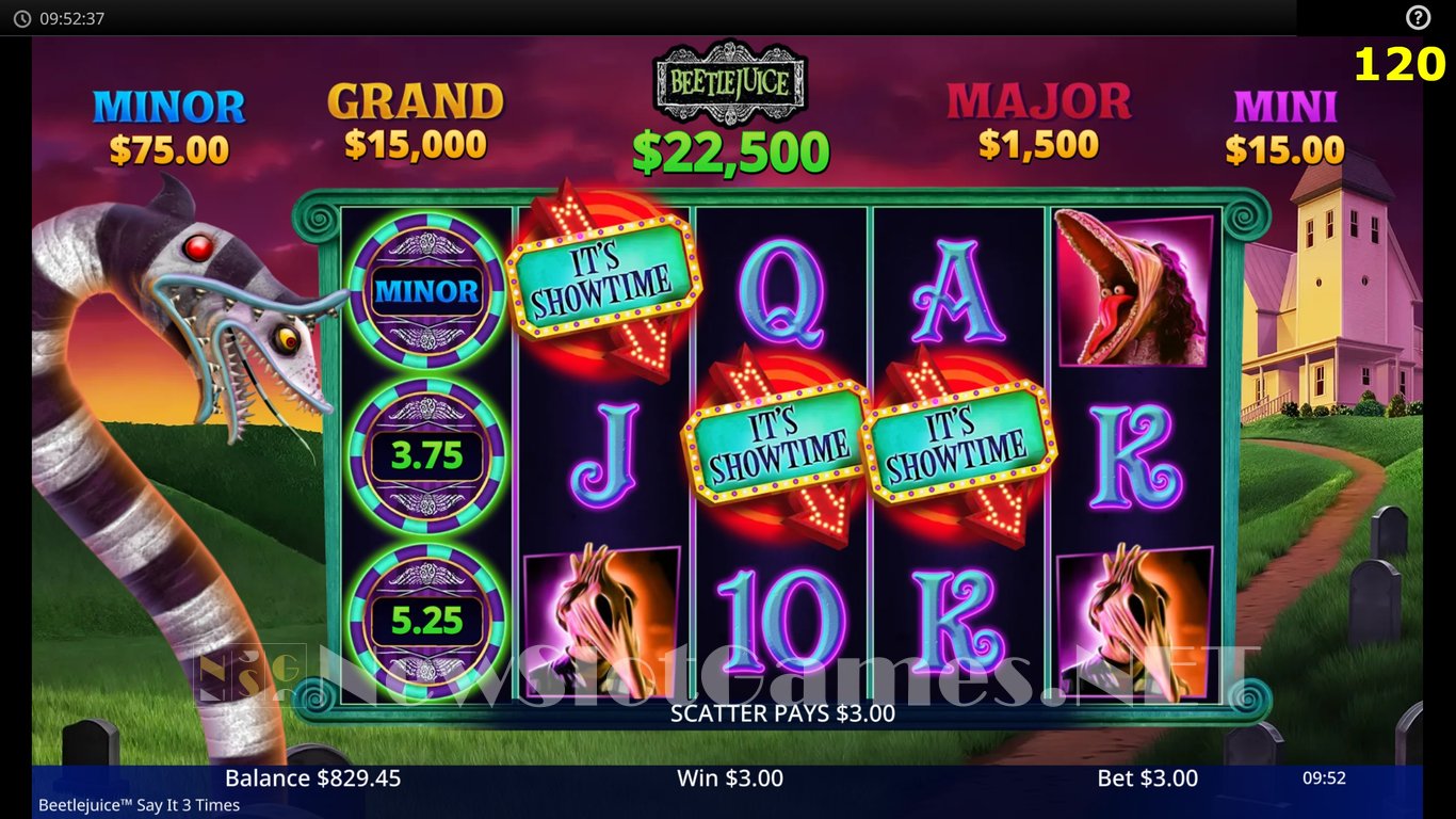 Beetlejuice Say It 3 Times Slot Slot Image in Demo - pic. 5