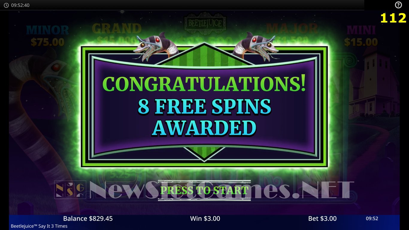 Beetlejuice Say It 3 Times Slot Slot Image in Demo - pic. 6