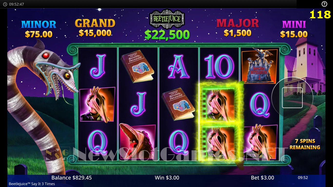 Beetlejuice Say It 3 Times Slot Slot Image in Demo - pic. 7