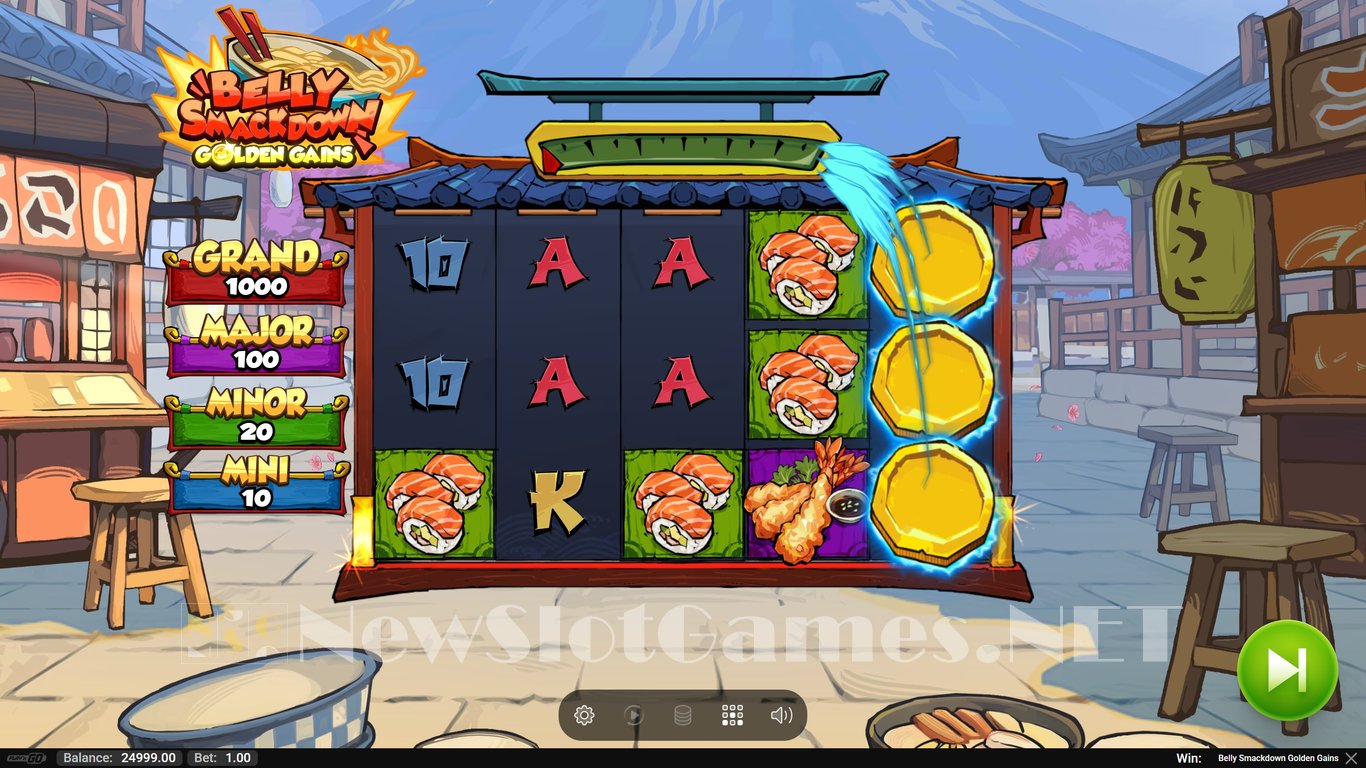 Belly Smackdown Golden Gains Slot Demo Image