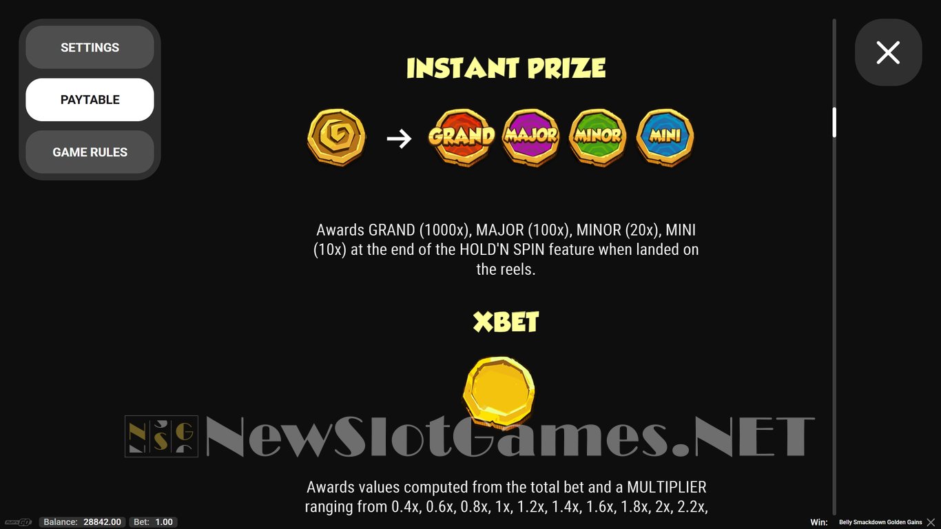 Belly Smackdown Golden Gains Slot Slot Image in Demo - pic. 6
