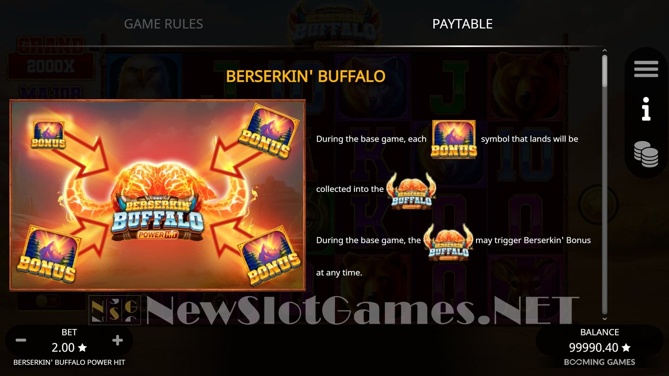 Beserkin Buffalo Slot Slot Image in Demo - pic. 5