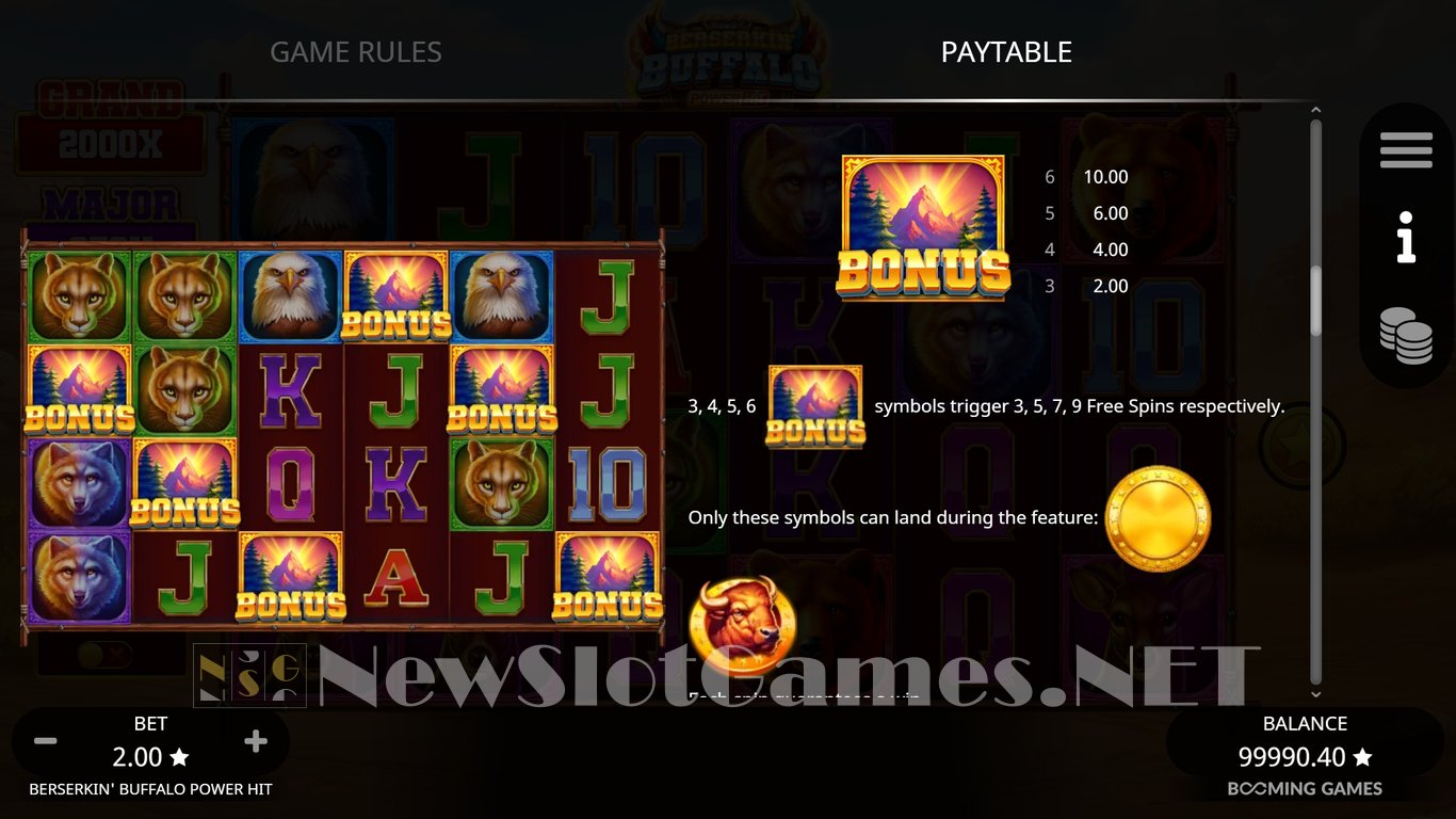 Beserkin Buffalo Slot Slot Image in Demo - pic. 7