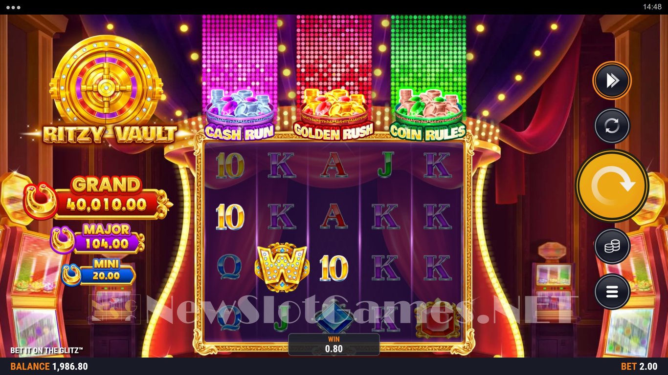 Bet It on the Glitz Slot Slot Image in Demo - pic. 2