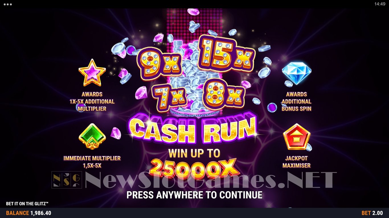 Bet It on the Glitz Slot Slot Image in Demo - pic. 5