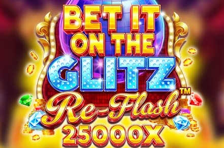 Bet It on the Glitz Re-Flash Slot Logo