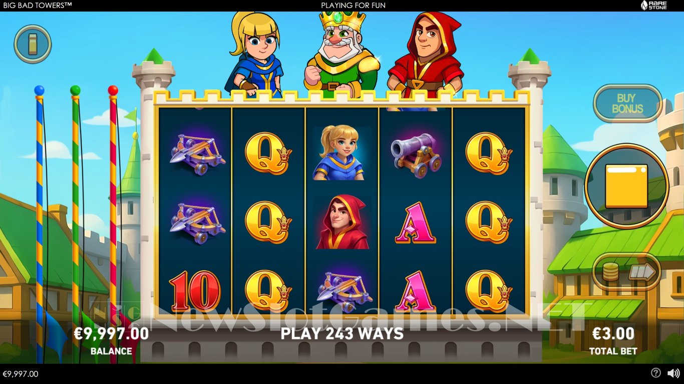Big Bad Towers Slot Demo Image
