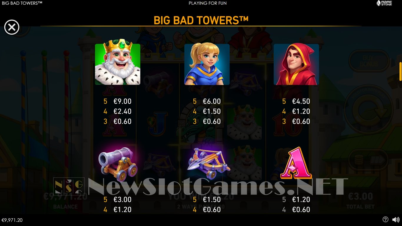 Big Bad Towers Slot Slot Image in Demo - pic. 5