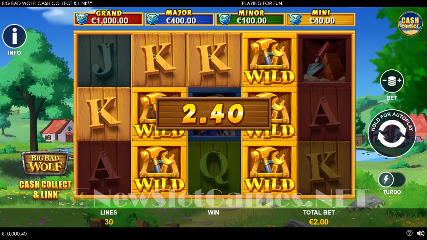 Big Bad Wolf Cash Collect & Link Slot Demo Image