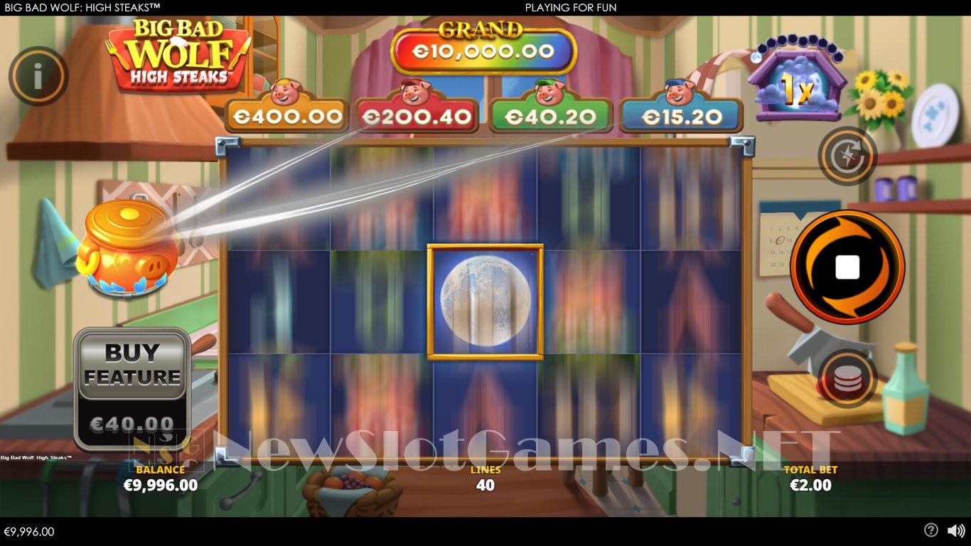 Big Bad Wolf High Steaks Slot Demo Image