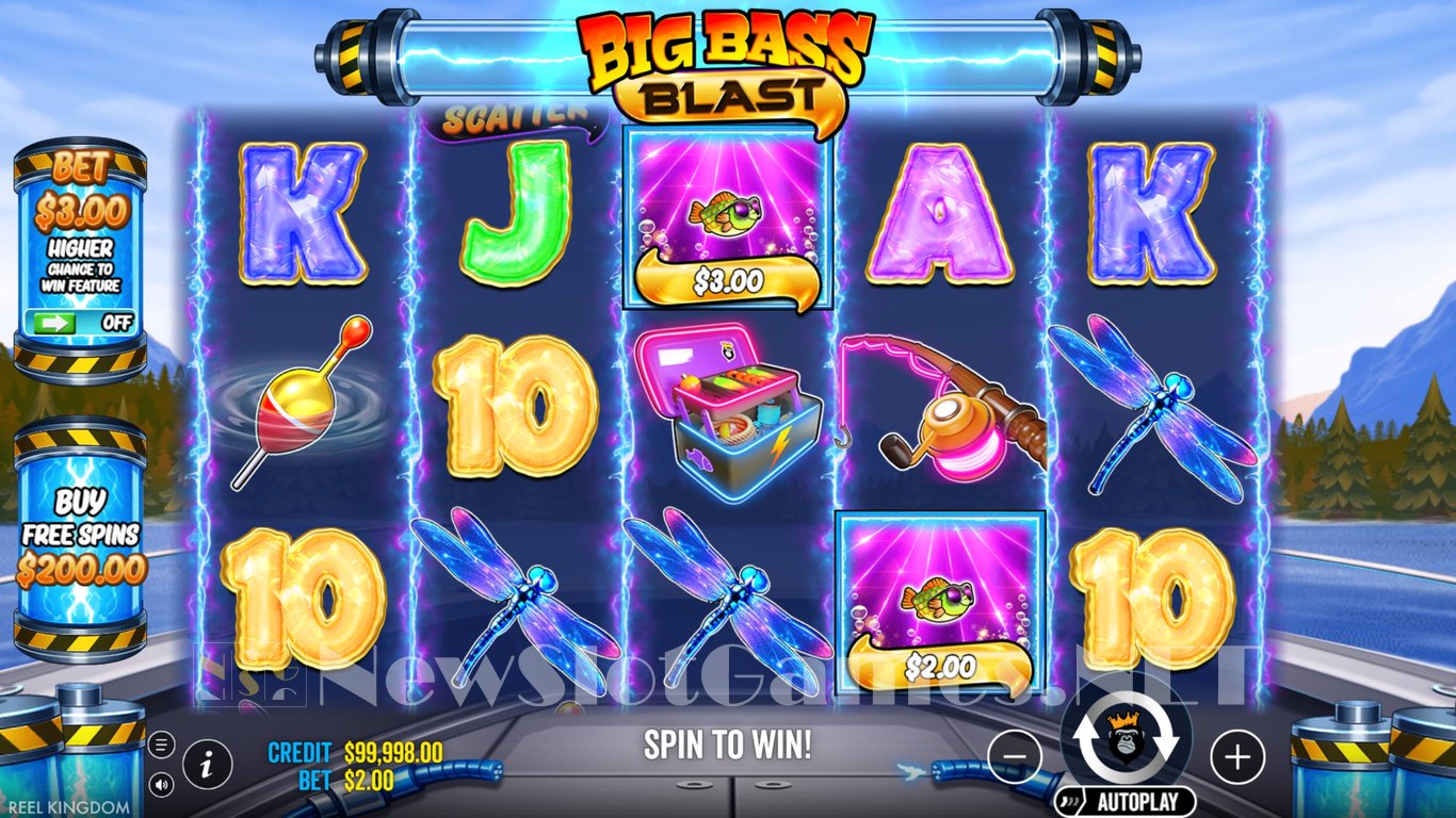 Big Bass Blast Slot Demo Image