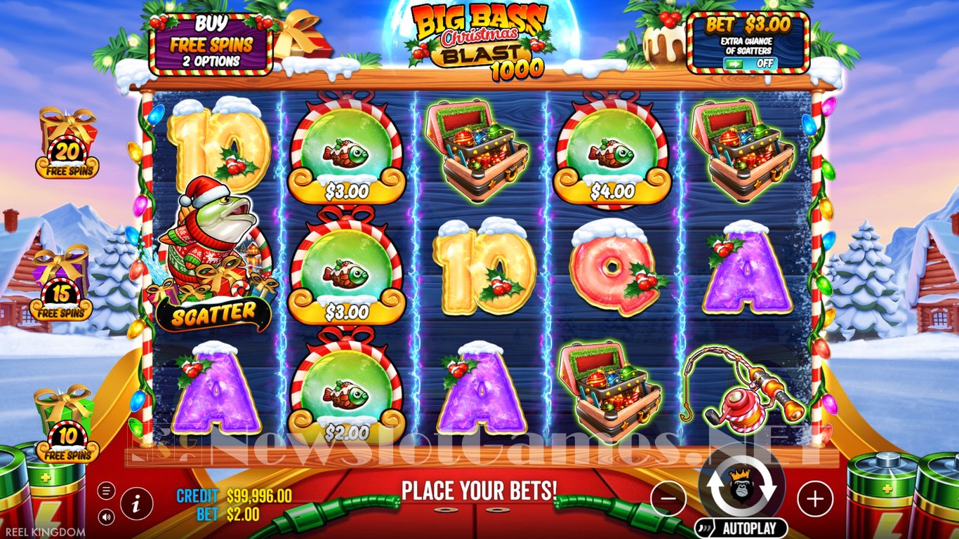 Big Bass Christmas Blast 1000 Slot Demo Image
